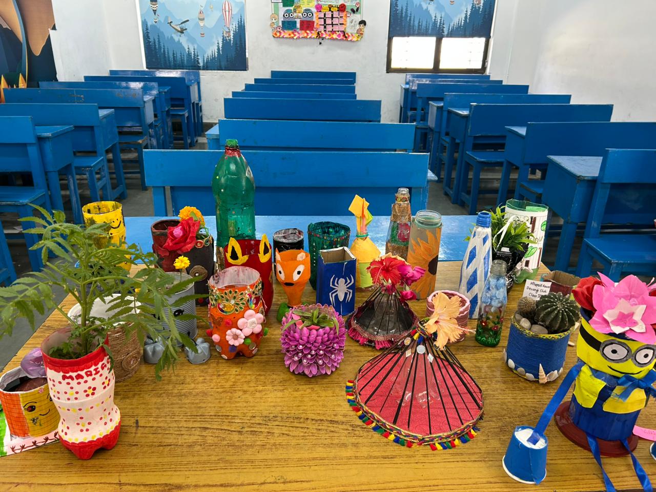 Planters by Waste Material