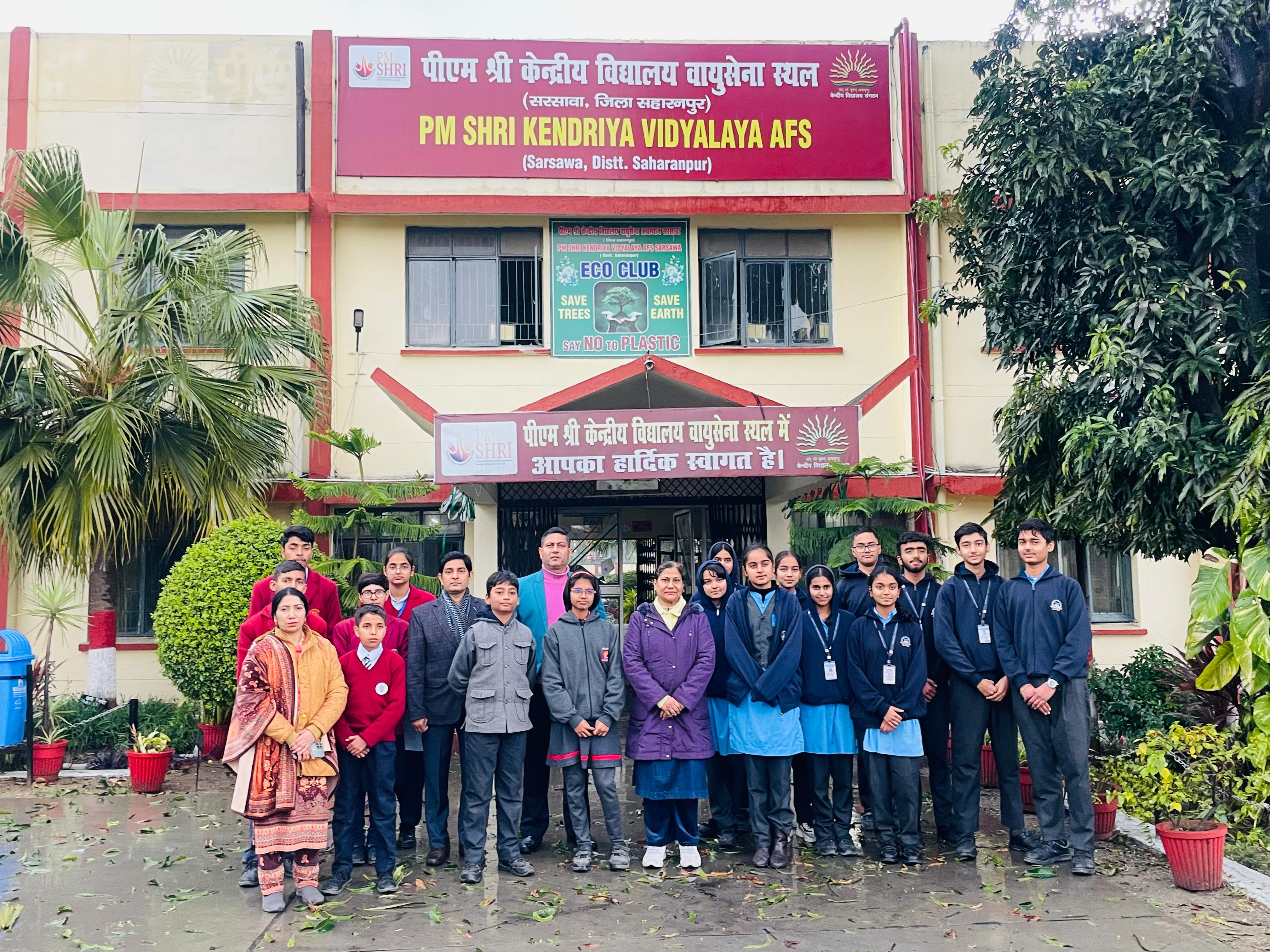 Pariksha Pe Charcha Quiz Competition at PM Shri Kendriya Vidyalaya Sarsawa